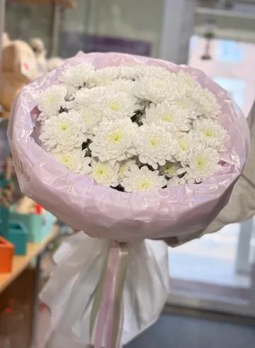 Букет из хризантем &laquo;Милый мой&raquo; от интернет-магазина цветов в 