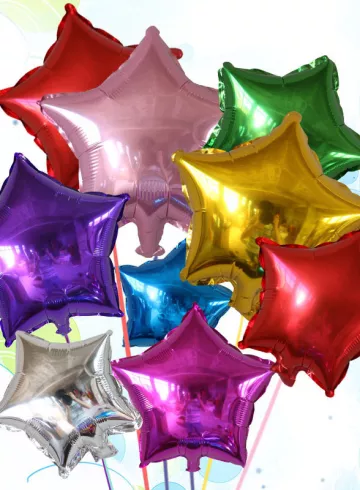 Шар фольгированный Звезда от интернет-магазина цветов в 