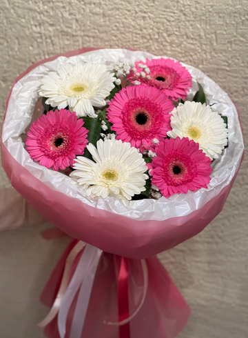 Букет из гербер «Нежность чувств» от интернет-магазина цветов в 