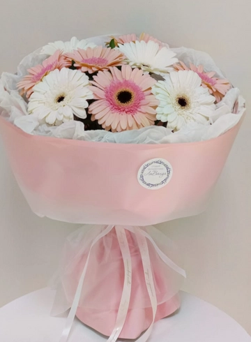Букет из гербер «Нежность чувств» от интернет-магазина цветов в 